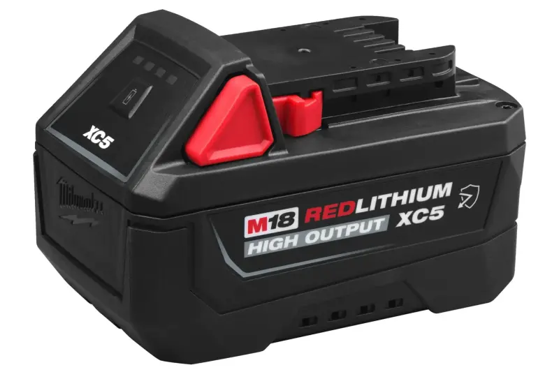 Akumulátor Milwaukee M18 HB5-CR XC5 (18 V / 5,0 Ah), REDLITHIUM High Output, chemická ochrana, 4932499330