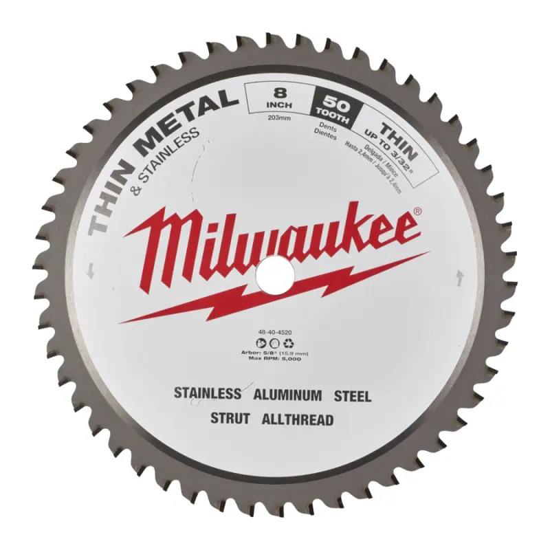Pilový kotouč 203 mm na kov Milwaukee CSB P M 203 x 5/8 x 1.8 x 50 (1ks), 4932501142