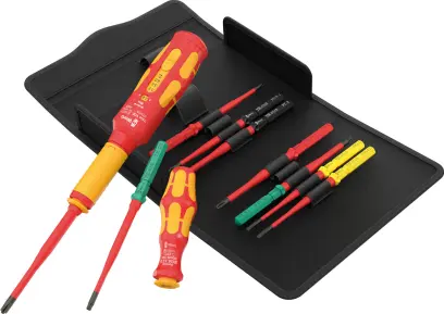Wera 006634 Nářadí pro šroubové spoje rozvaděčů regulace otáček Kraftform Kompakt VDE Safe-Torque Basic 1 - 11 dílů (W05006634001)