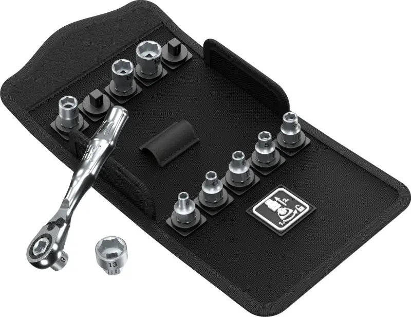 Wera 135021 Gola sada 1/4" a HEX 11 mm Kraftform Kompakt Zyklop Mini 2. Sada 1 - 11 dílů (W05135021001)