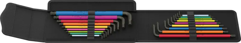 Wera 133287 Zástrčné klíče vícebarevné HEX a TORX® 1 - 19 dílů (W05133287001)