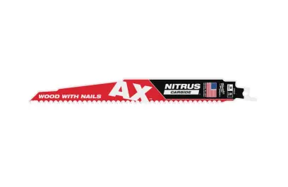 Pilový list Milwaukee TCT AX NITRUS 230X5, demoliční plátky Heavy Duty AX se zuby NITRUS CARBIDE, 48477252
