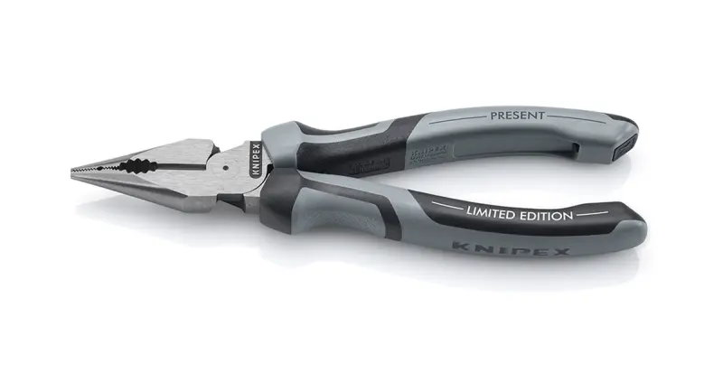 Kombinované jehlové kleště Knipex 08 22 185 S01 - vánoční limitovaná edice (K 08 22 185 S01)