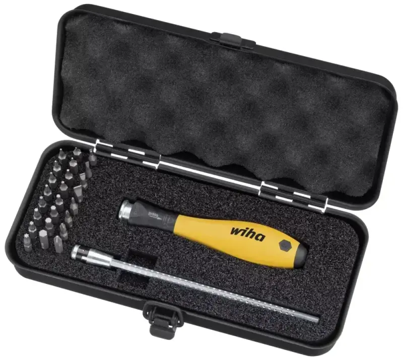 Rukojeť SoftFinish včetně bitů SYSTEM 4, typ 269ESD - 26dílná sada v boxu (WIHA10389)
