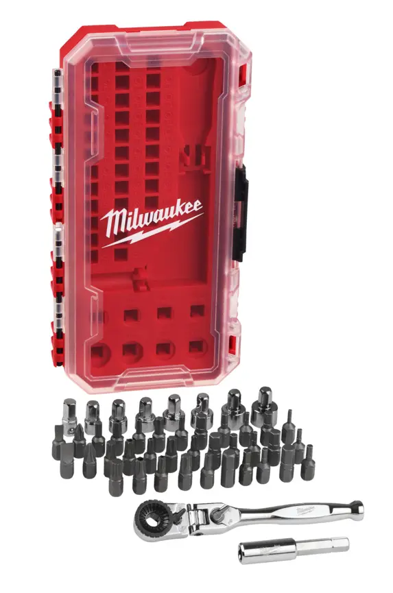 Sada ráčny 1/4" Milwaukee s bity, 4932879332