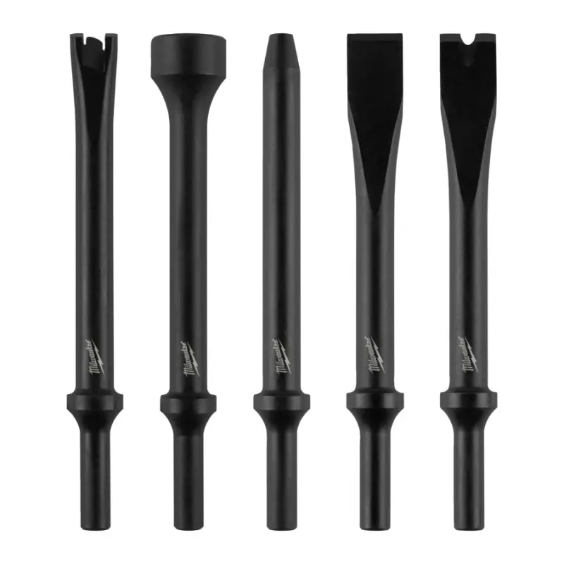 Sada sekáčů Milwaukee s upínáním 10 mm pro aku sekací kladivo, 5 ks, 4932502409