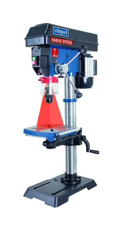 Stojanová vrtačka Scheppach DP 18 Vario s křížovým laserem (GAR5906807901)