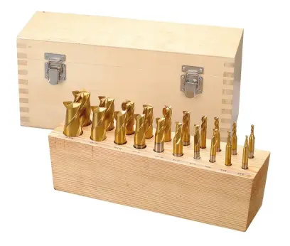 Bernardo 42-1020 Stopkové 2 a 4 břité frézy 3 - 20 mm - 20 ks (BER421020)