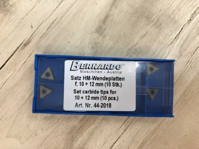 Vyměnitelné destičky Bernardo HM - po 10 ks pro 10, 12 mm (BER442018)
