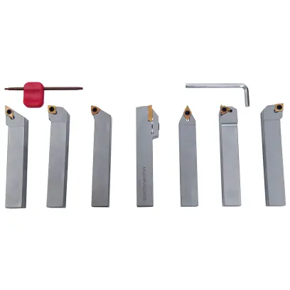 Soustružnické nože Bernardo HM 20 mm. Sada P (7 dílů) (BER443079)