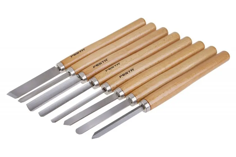 Dláta řezbářská 8ks, 365/125mm (L19458)