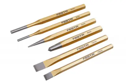 Sada sekáčů a průbojníků CrV 6ks (L19486)