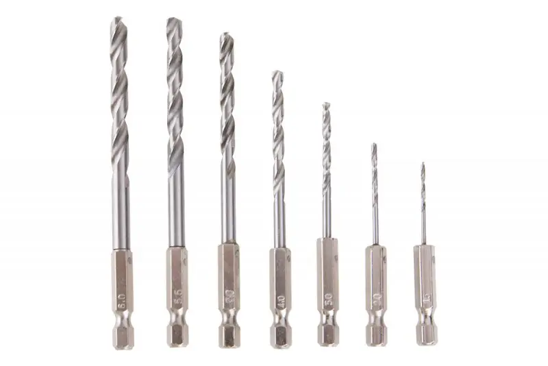 Sada vrtáků s šestihran. stopkou DIN338 (L20316)