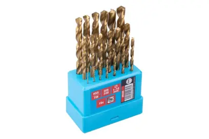 Sada HSS TITAN vrtáků 19ks,1-10x0.5mm, Levior 20320 (L20320)
