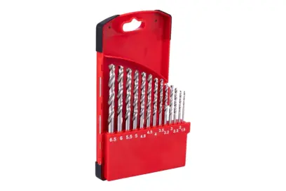 Vybrušované vrtáky W9-kov 1.5-6.5mm 13, Levior 20333 (L20333)