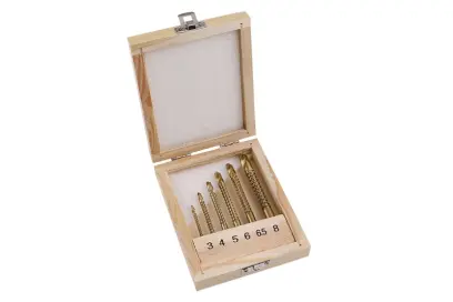 Sada frézovacích vrtáků TITAN HSS 6ks, Levior 20450 (L20450)
