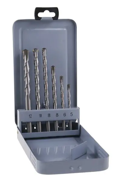 Sada 6ks vidiových vrtáků DIN8039 (L20895)