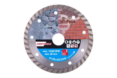 Rozbrušovací kotouč DIAMANT 125x22.2x2.5mm TURBO, Levior 21140 (L21140)