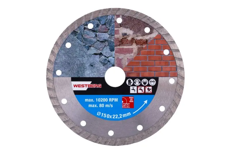 Rozbrušovací kotouč DIAMANT 150x22.2x3.1mm TURBO, Levior 21150 (L21150)