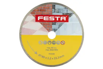 Rozbrušovací kotouč plný 180, FESTA 21218 (L21218)