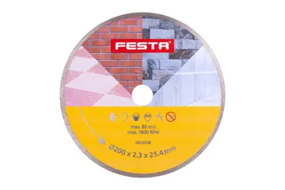 Rozbrušovací kotouč plný 200 25.4mm, FESTA 21220 (L21220)