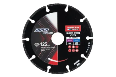 Kotouč diamantový FESTA na kov 125x1.3x22.2mm (L21306)