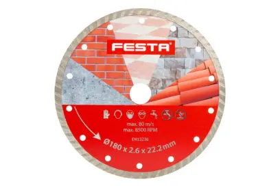Rozbrušovací kotouč 180 TURBO, FESTA 21418 (L21418)