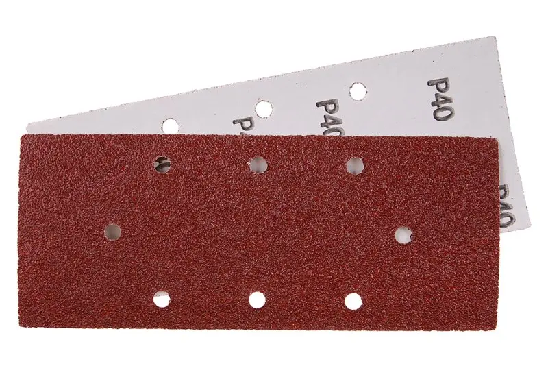Brus.papír 93x230mm, P40, 8otvorů B/D 5ks, Levior 21740 (L21740)