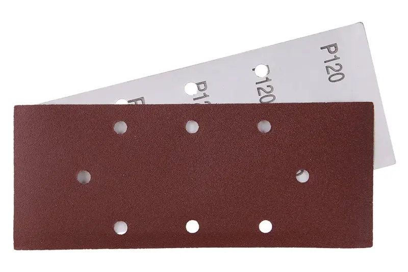 Brus.papír 93x230mm, P120, 8otvorů B/D 5ks, Levior 21744 (L21744)