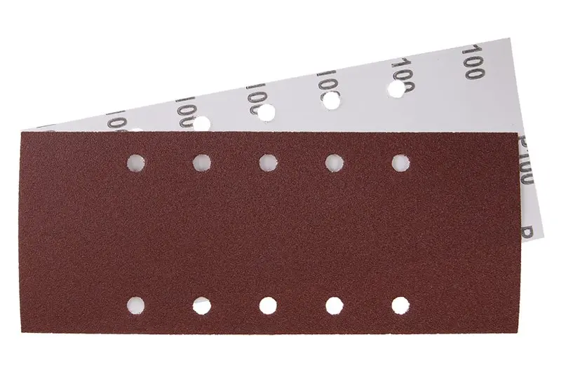 Brus.papír 115x280mm, P100, 10otvorů 5ks, Levior 21753 (L21753)