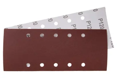 Brus.papír 115x280mm, P120, 10otvorů 5ks, Levior 21754 (L21754)