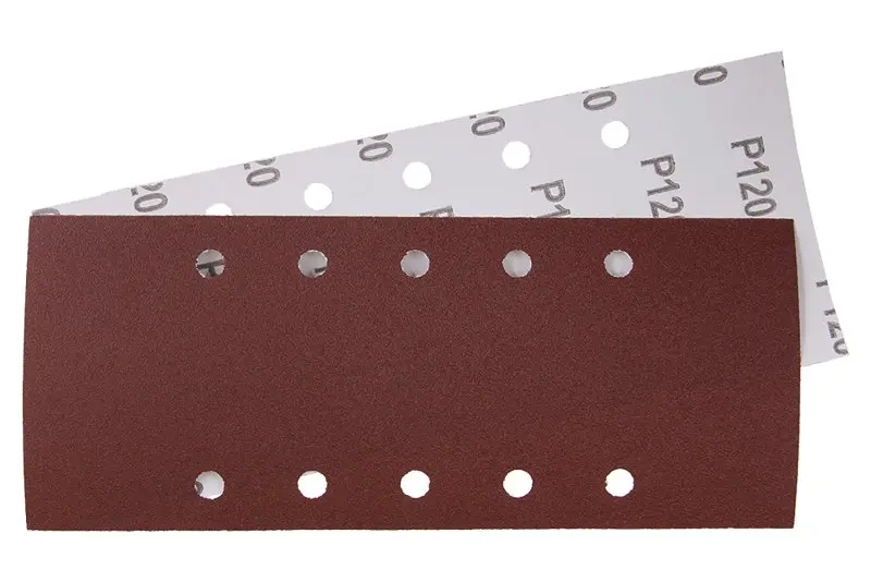 Brus.papír 115x280mm, P120, 10otvorů 5ks, Levior 21754 (L21754)