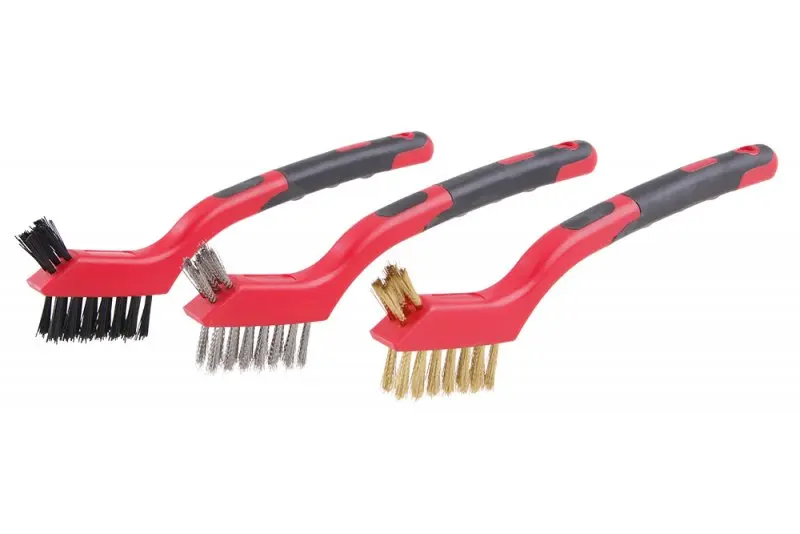 Kartáče malé 3ks, 180mm - nerez, nylon, (L22086)