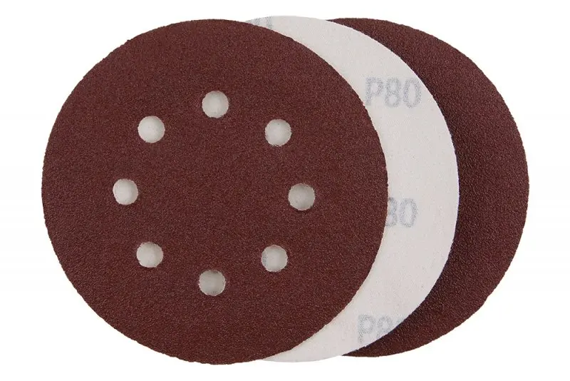 Brusný papír výsek SZ 125/3ks/P80,8 otv. (L22098)