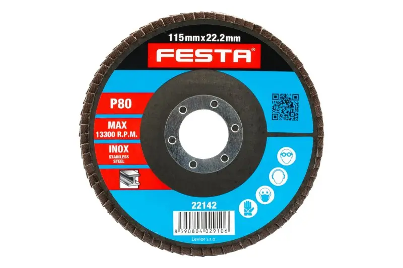 Lamelový kotouč 115mm P 80, FESTA 22142 (L22142)