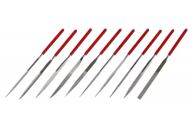 Pilníky diamantové 10ks (L22189)