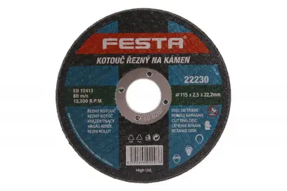 Kotouč řezný kámen 115x2.5x22.2 FESTA (L22230)