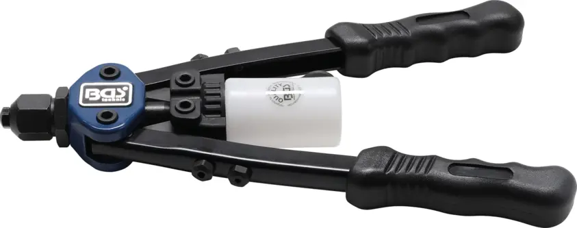 Pákové nýtovací kleště na trhací nýty 2,4 ÷ 4,8 mm BGS100409, 4 nástavce (BGS100409)