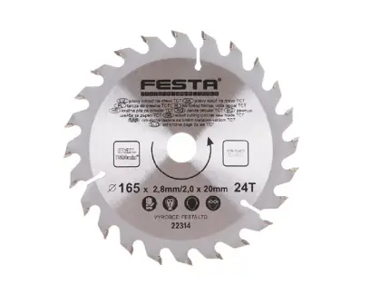 Pilový SK kotouč Festa pr. 165 x 2,8/2,0 x 20 mm (24T) (L22314)