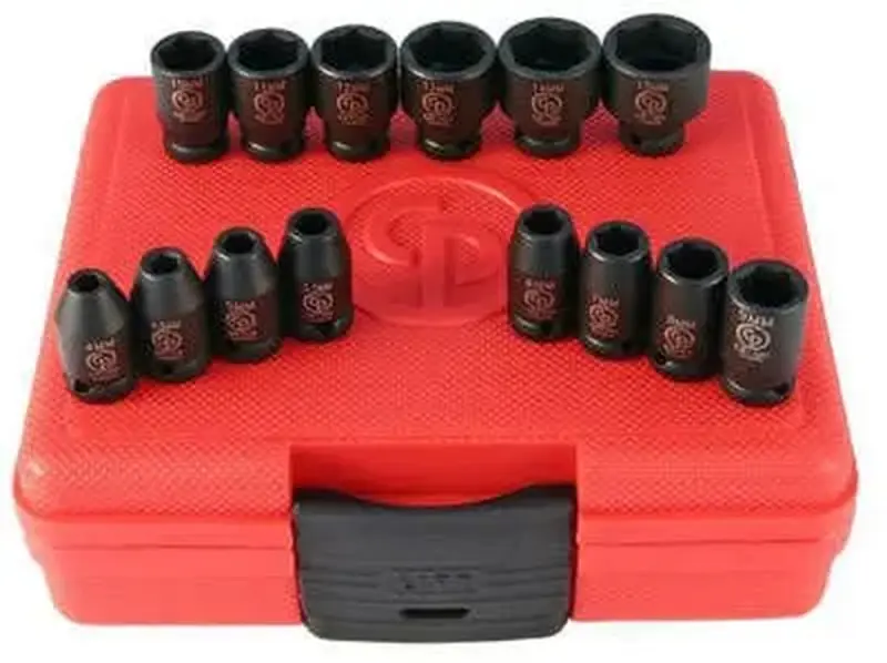 Chicago Pneumatic SS2114 Nástrčné hlavice 1/4" 4 ÷ 15 mm, kované (Sada 14 dílů) (CP8940164436)