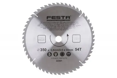 Pilový kot.do dřeva TCT 350mm/3.5/30/54 (L22351)