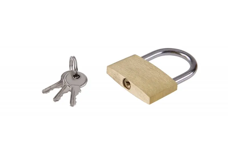 Závěsný zámek 40mm mosaz (L23040)