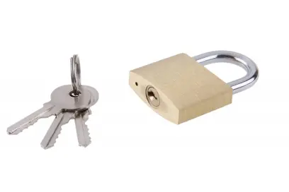 Visací zámek 40mm mosaz zesílený (L23140)