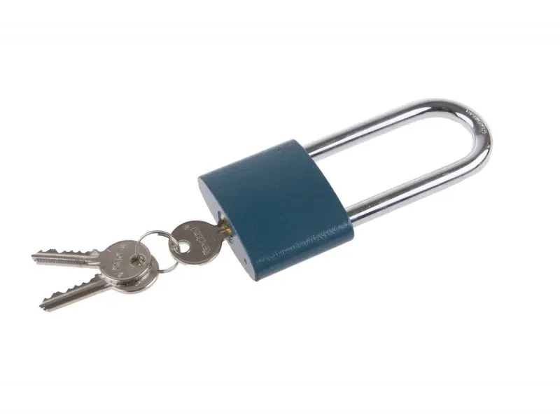 Visací zám.modrý FESTA 25mm prodloužený (L23211)