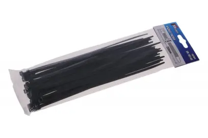 Vázací pásky 250x4.8mm 50ks černá (L23818)