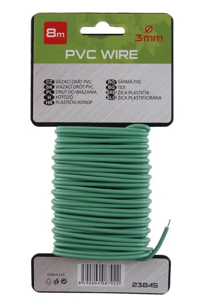 Vázací drát 3mmx8M pogumovaný (L23845)