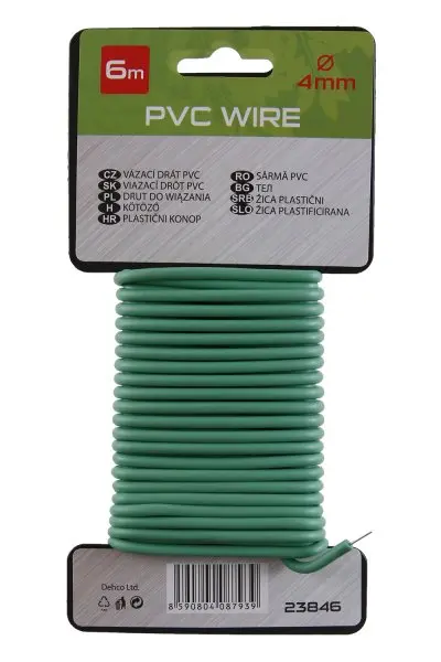 Vázací drát 4mmx6M pogumovaný (L23846)