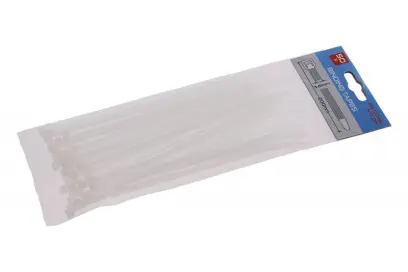Vázací pásky 200x3.6mm 50ks bílá (L23854)