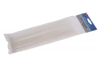 Vázací pásky 250x4.8mm 50ks bílá (L23858)