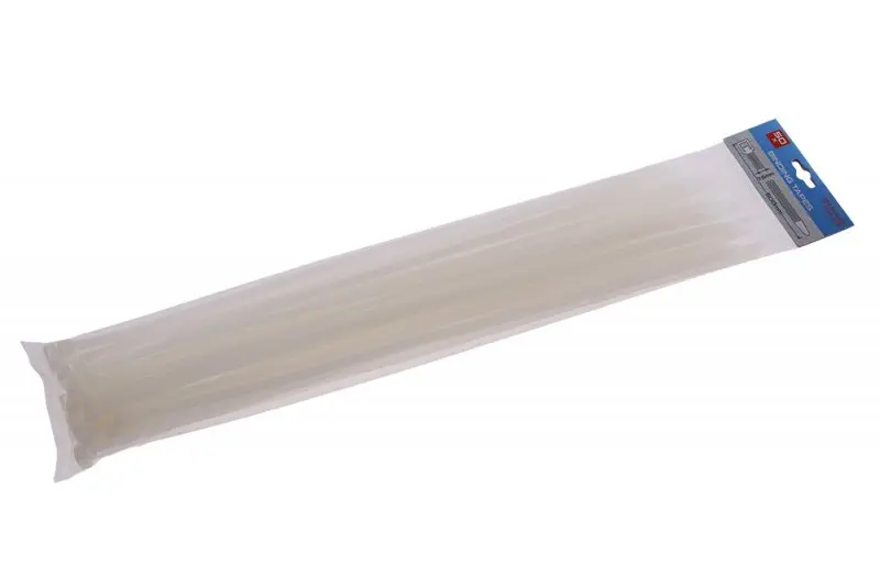 Vázací pásky 500x7.6mm 50ks bílá (L23870)